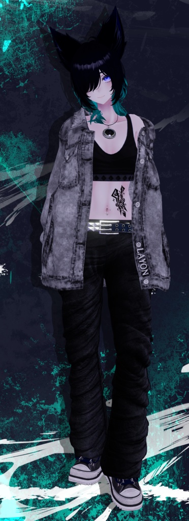 LL.loosewestern.USAF【VRC想定タトゥーテクスチャ】