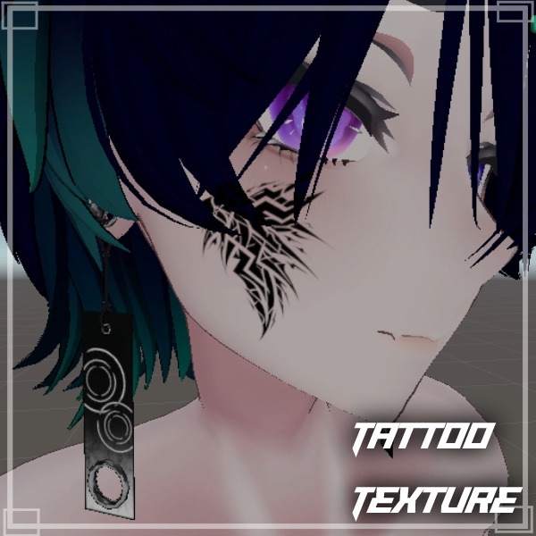 LL.011【VRC想定タトゥーテクスチャ】