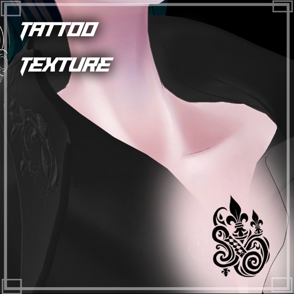 LL.012【VRC想定タトゥーテクスチャ】