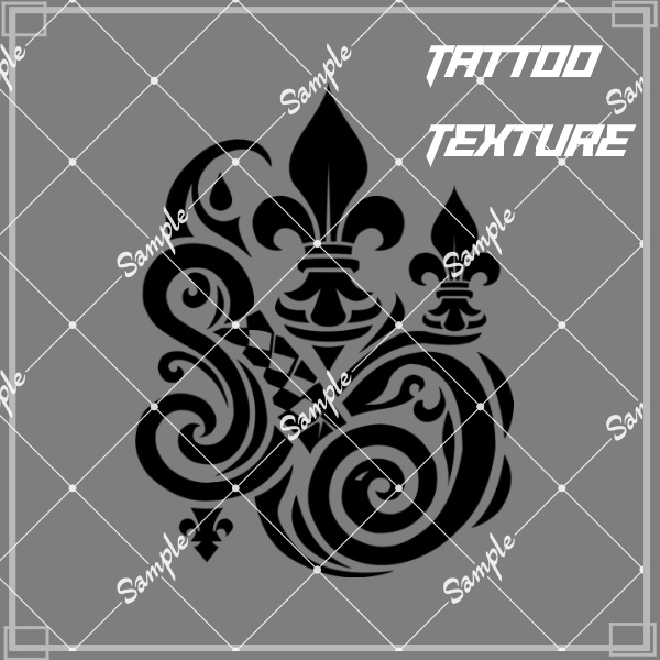 LL.012【VRC想定タトゥーテクスチャ】