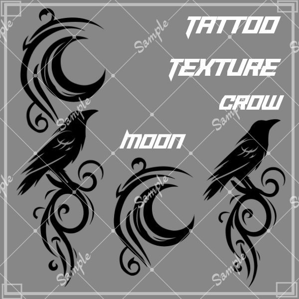 【#LENLEN_VRC】LL.013【VRC想定タトゥーテクスチャ】