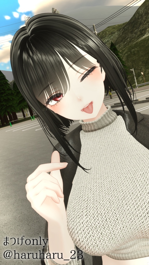 LL.森羅地雷系アイシャドウメイク【VRC想定メイクテクスチャ】