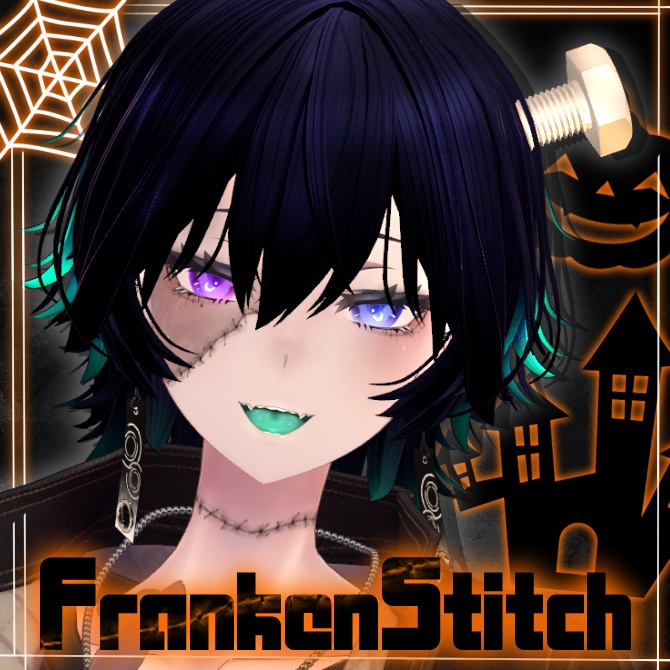 【Lasyusha】LL.FrankenStitch【VRC想定ボディテクスチャ】