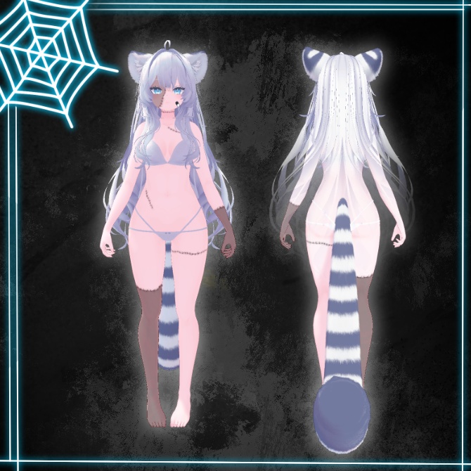 【Mizuki】LL.FrankenStitch M【VRC想定ボディテクスチャ】