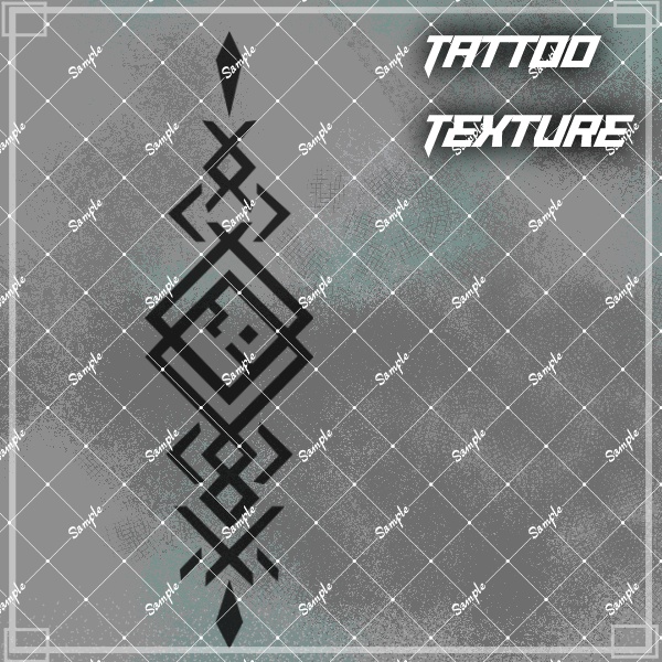 【#LENLEN_VRC】LL.016【VRC想定タトゥーテクスチャ】