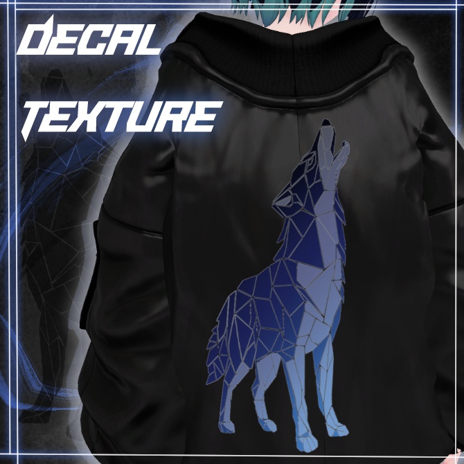 【#LENLEN_VRC】LLD.01【VRC想定デカールテクスチャ】