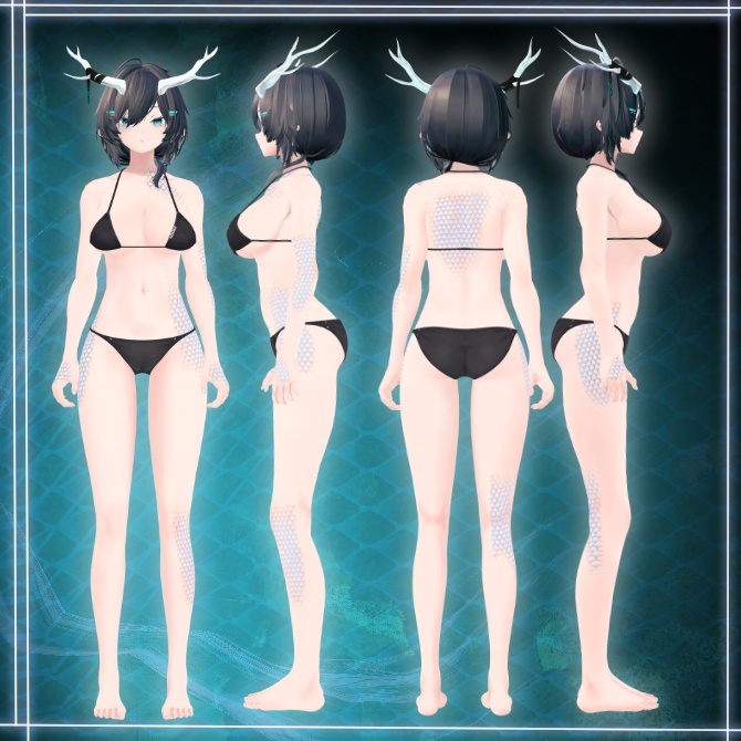 【SALE】LL.龍鱗 -Ryurin-【龍のヨルちゃん】