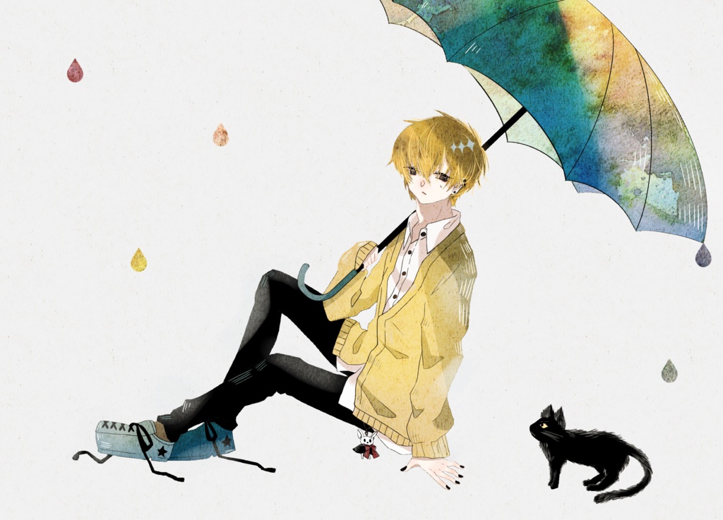 相逢傘手帳型スマホカバー