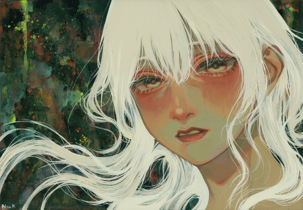 原画「波間」(全5作)