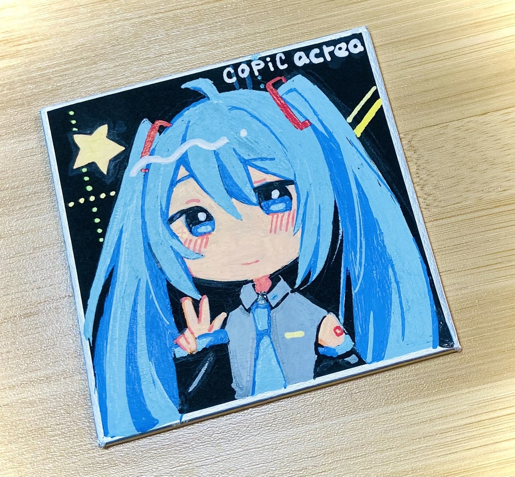 【手描きイラスト】初音ミク