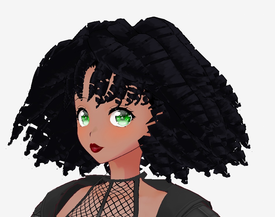 Noire-Curly Hair (Black)