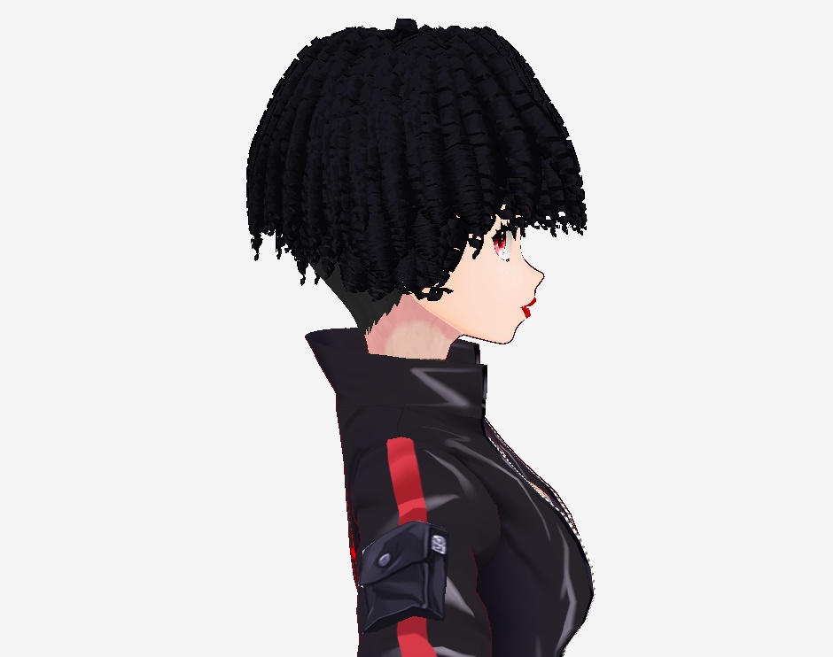 Noire-Curly Hair (Black)