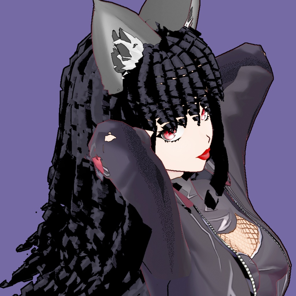 Noire-Curly Hair (Black)