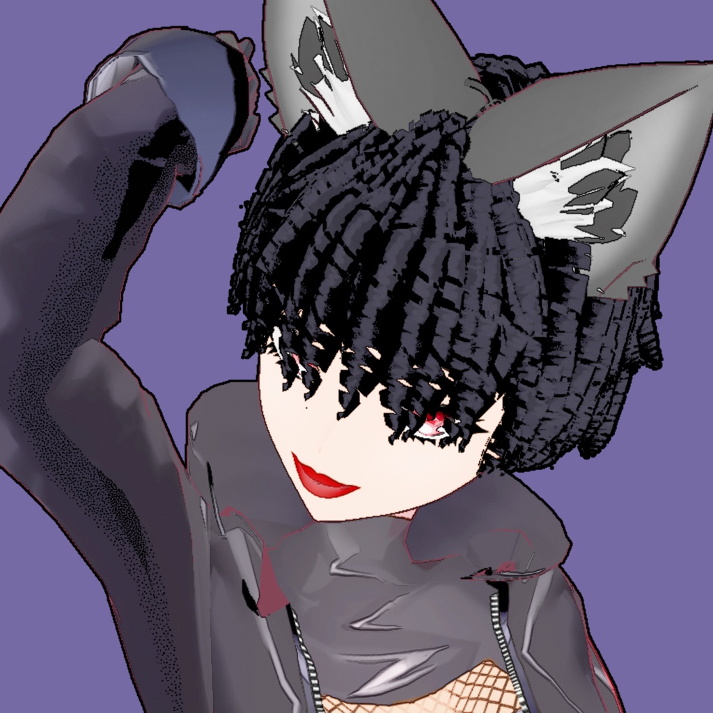 Noire-Curly Hair (Black)