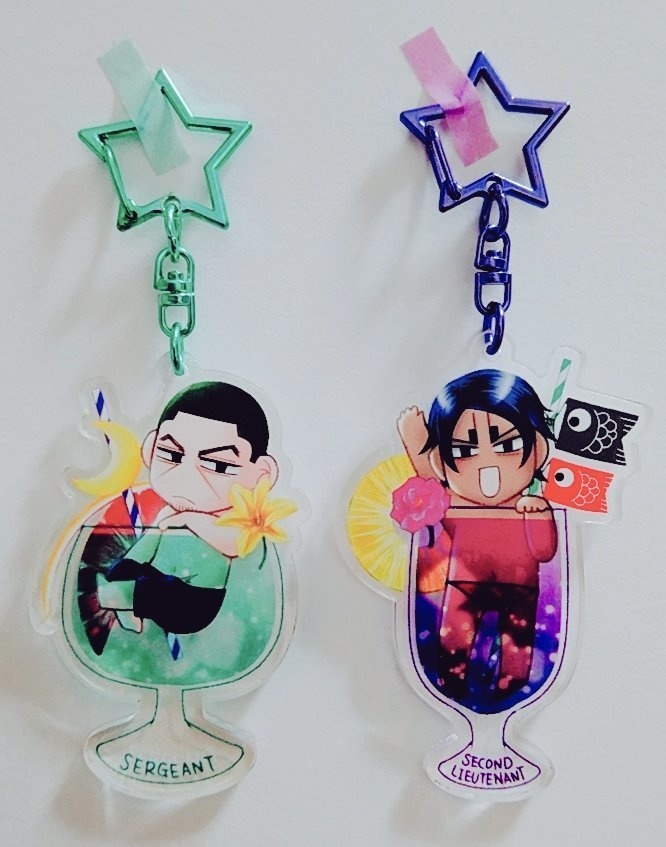 鯉登ソーダアクキー