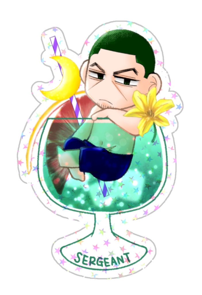 月島ソーダアクキー