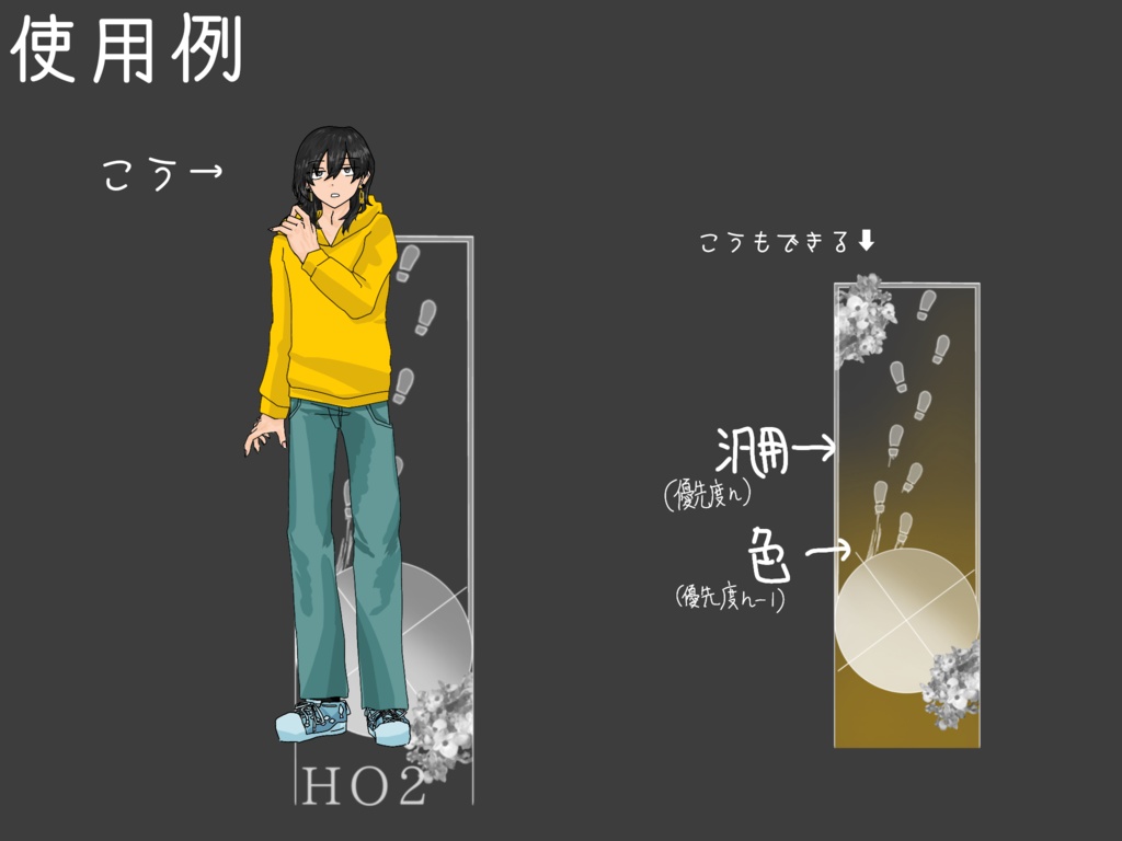 花のキャラ置き場