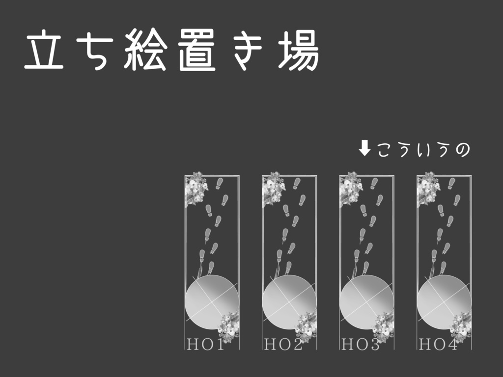 花のキャラ置き場