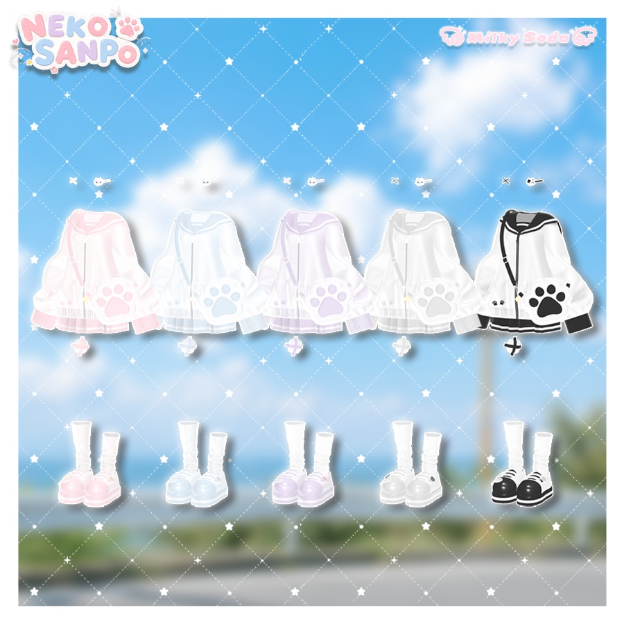~7/26 SALE🔥【4Avatars】 🐾Neko Sanpo🐾