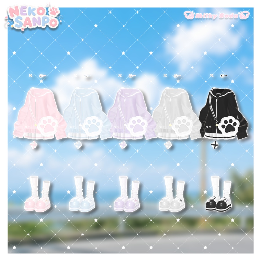 ~7/26 SALE🔥【4Avatars】 🐾Neko Sanpo🐾