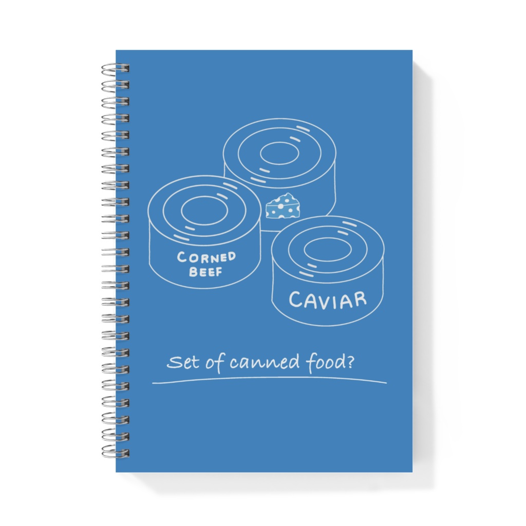 みこ会 リングノート(缶詰の詰め合わせ)