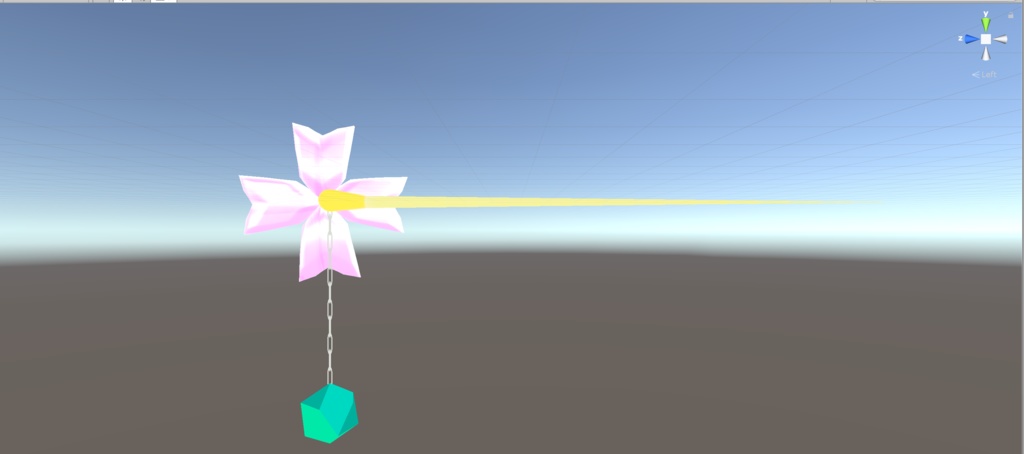 VRチャット向けかんざし