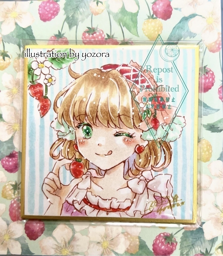 strawberry picnic ＊ 豆色紙