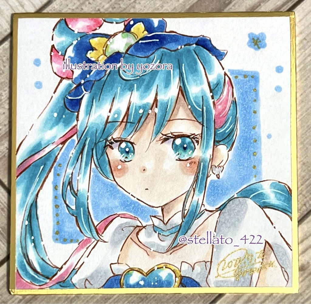 キュアスパイシー 手書きイラスト デリシャスパーティープリキュア 空ノシズク Booth