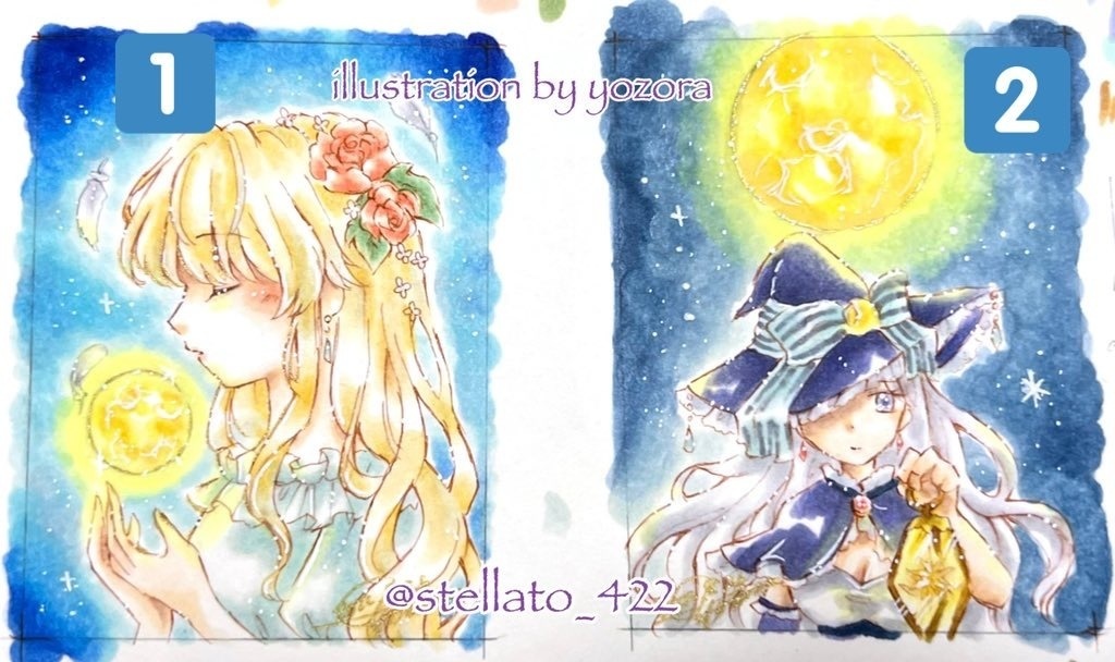 創作ミニミニ展示会★祈り/月の魔女★オリジナル