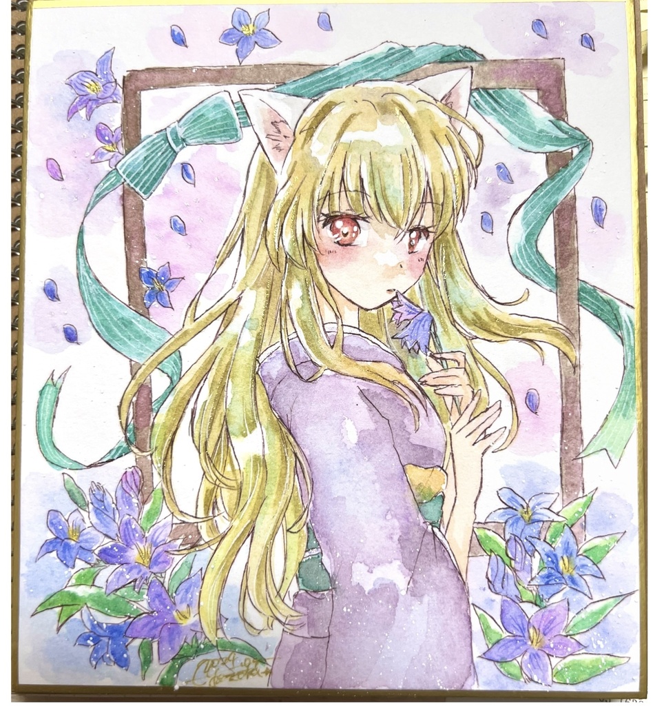 Blue secret garden ＊ 小色紙
