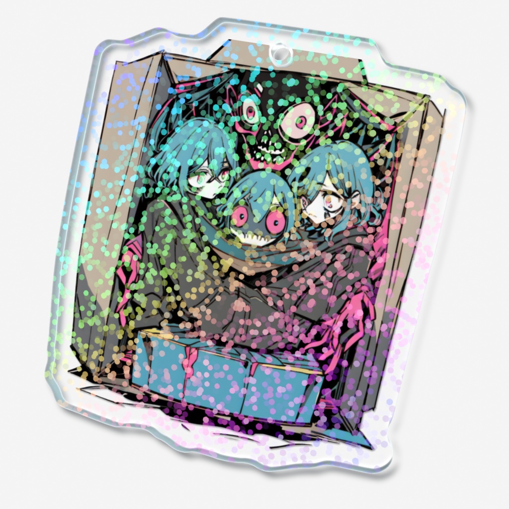 boy in the box - 007 - ホログラムアクリルキーホルダー