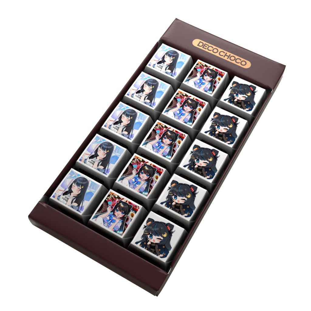 【期間限定】明星ぽん 2026バレンタイン DECOチョコ