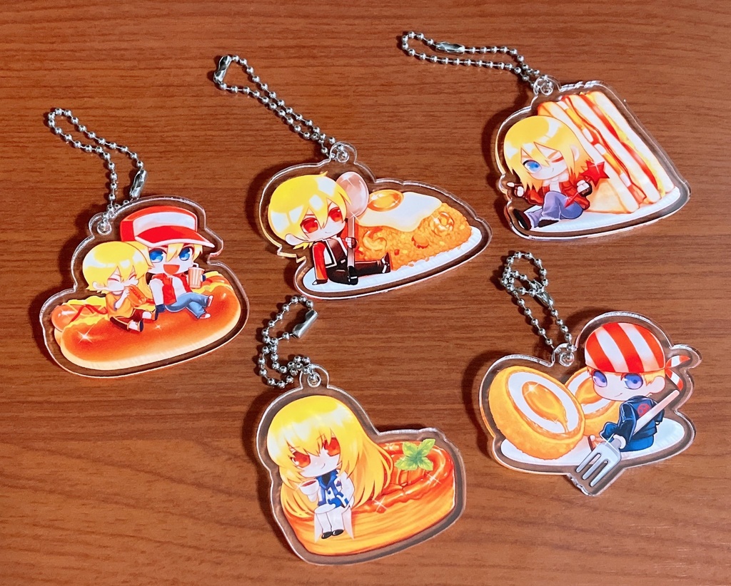 FOODアクリルキーホルダー