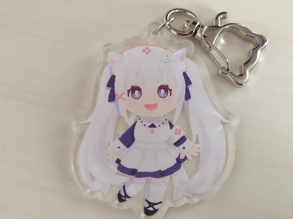 小花衣しぃ(デフォルメVer.)アクリルキーホルダー