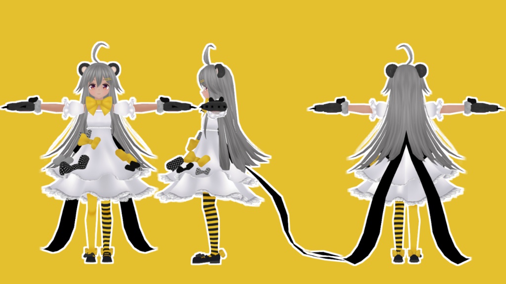 【VRアバター向け】ミーシャ【FBX】