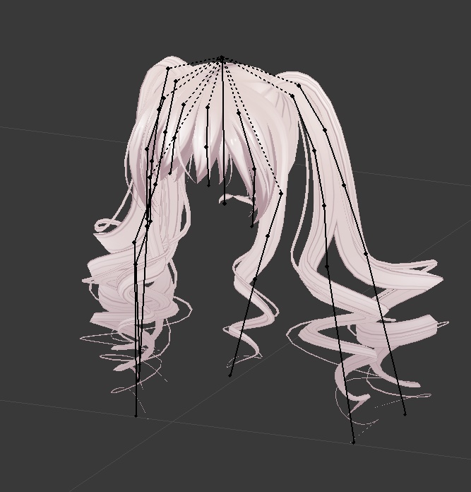 【髪型】ボリュームツインテ【FBX】