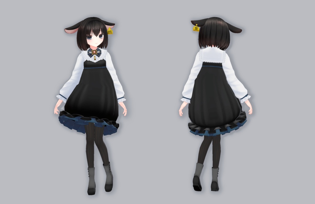 【VRアバター向け】トレーズ【FBX】