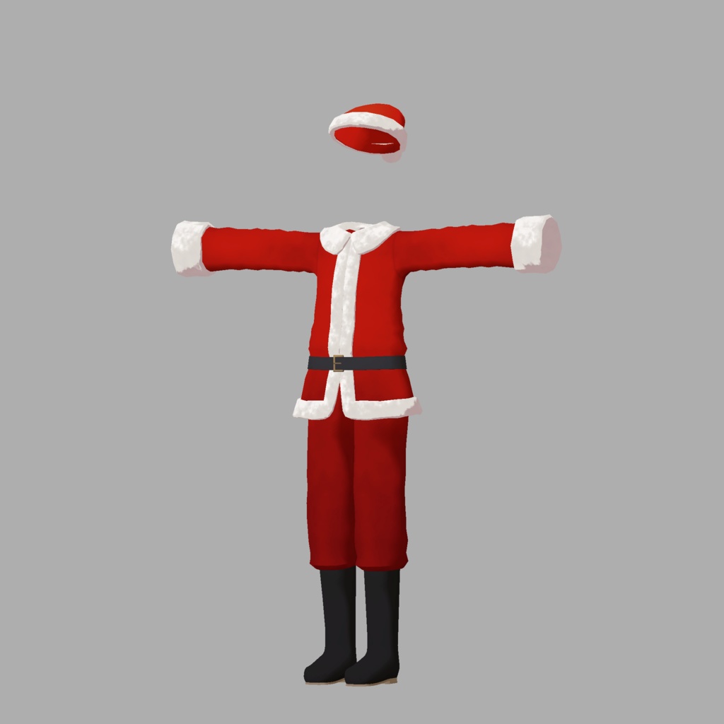【衣装】サンタコスチューム【FBX】