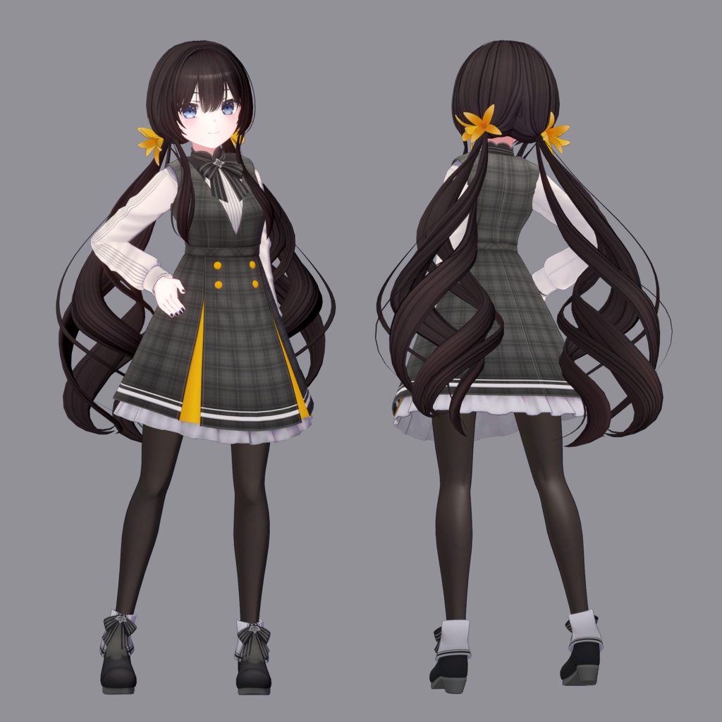 オリジナル3Dモデル 連翹(Rengyo)