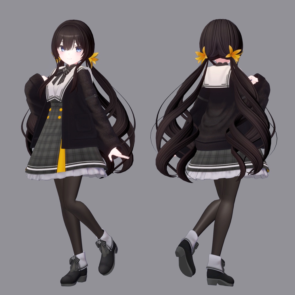 オリジナル3Dモデル 連翹(Rengyo)