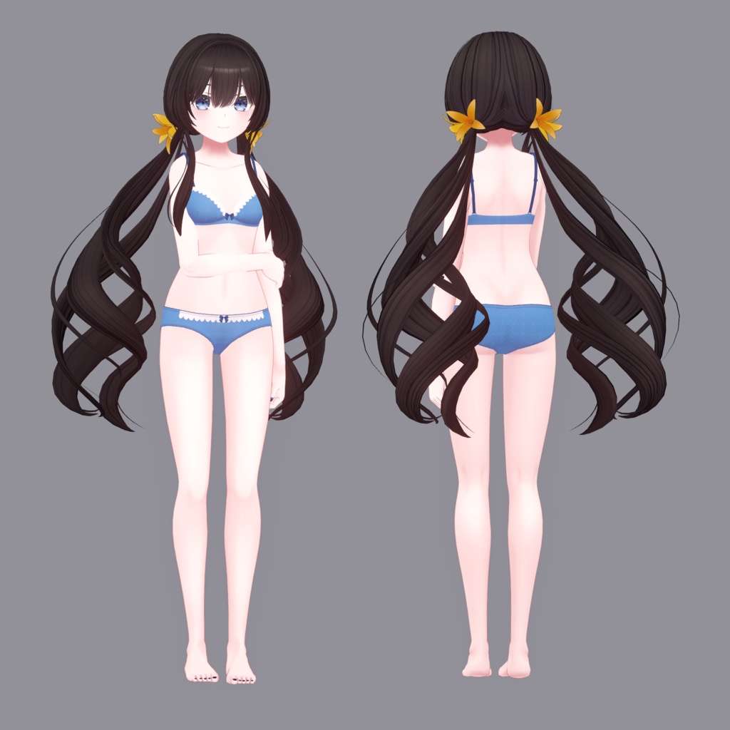 オリジナル3Dモデル 連翹(Rengyo)