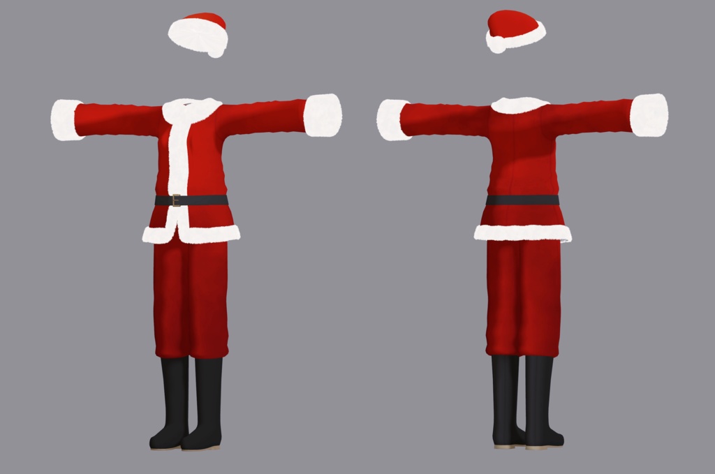 【衣装】サンタコスチューム(連翹・リディv2対応)【FBX】
