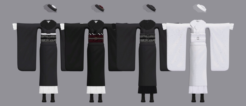 【衣装】フリルふりそで(連翹・リディv2対応)【FBX】