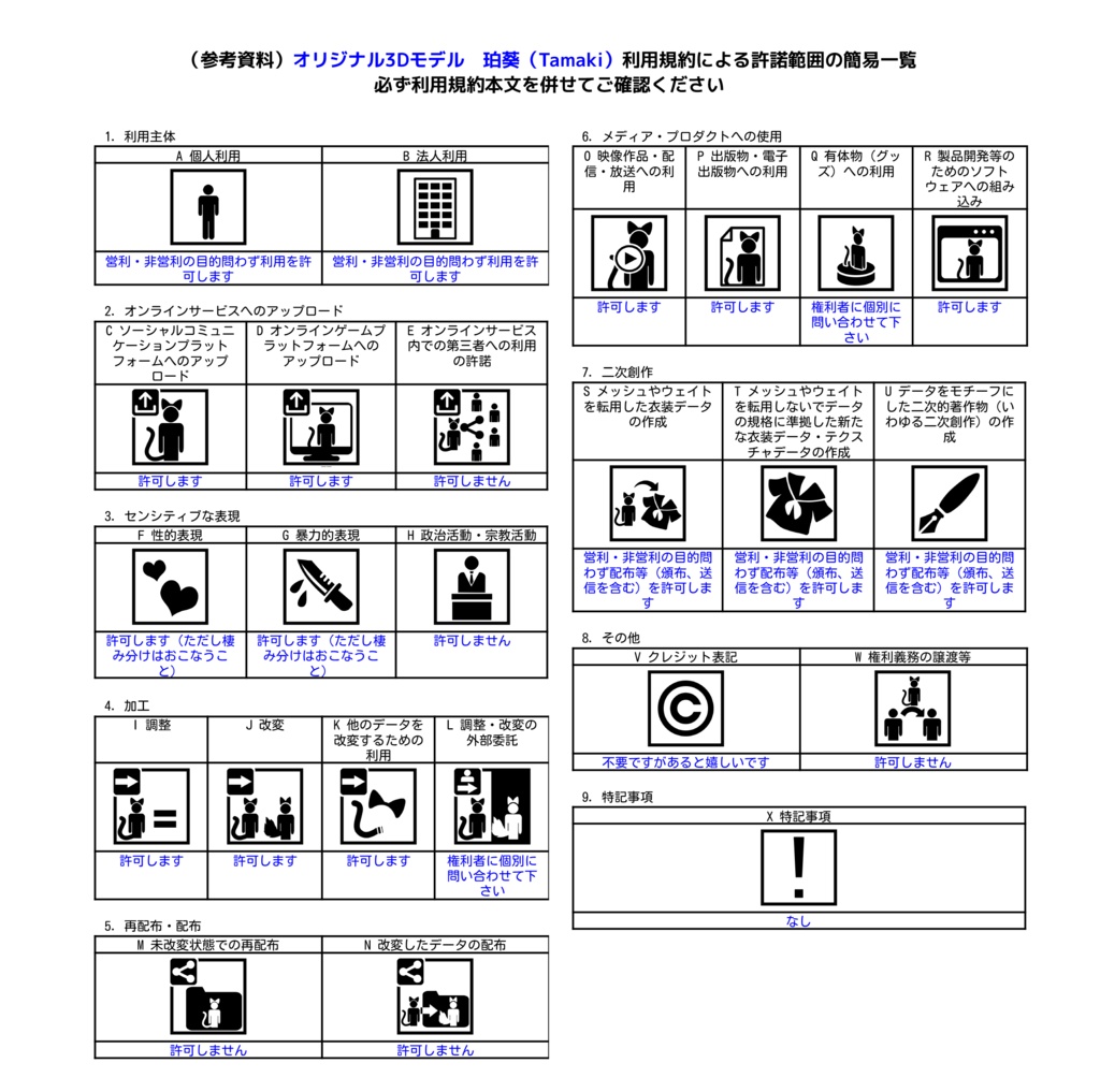 オリジナル3Dモデル 珀葵(Tamaki)