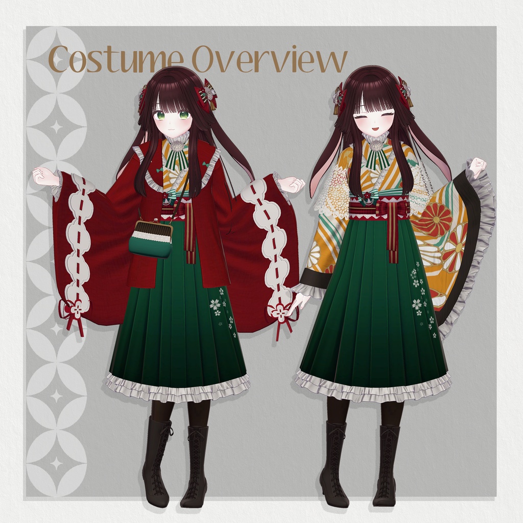 オリジナル3Dモデル ちよ v2