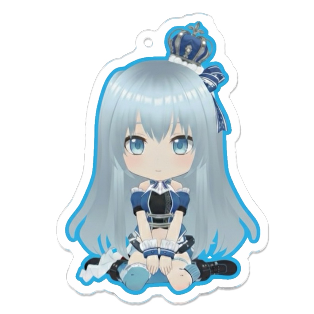 お座りアクキー