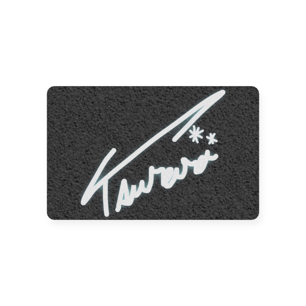 FC会員証風プラカード