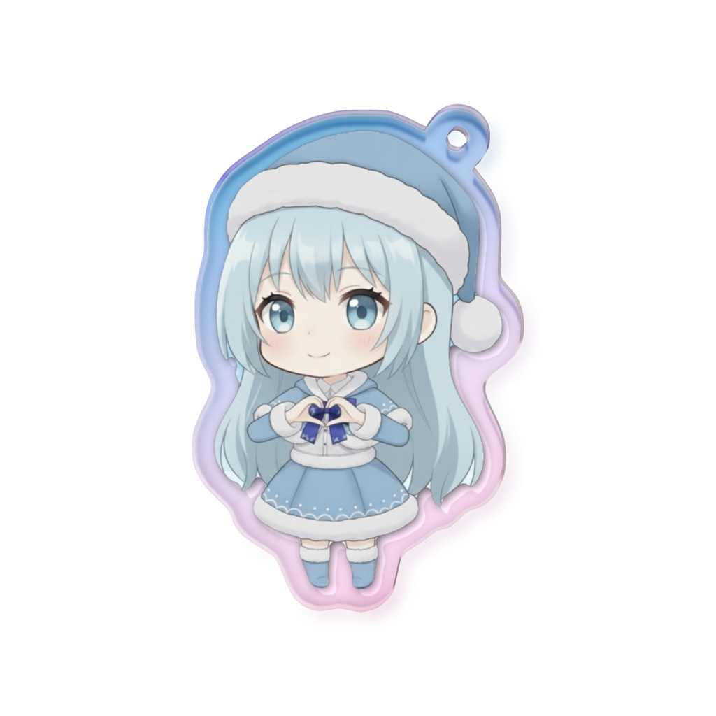 オーロラアクリルキーホルダー クリスマスVer.