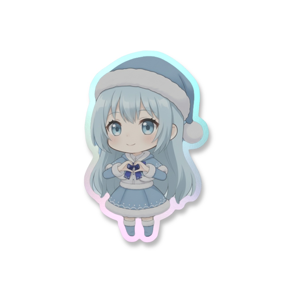 オーロラスマホステッカー クリスマスVer.