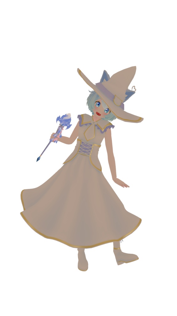 【3Dモデル】マルティー・魔女衣装